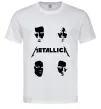 Мужская футболка METALLICA FACES Белый фото