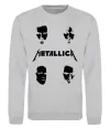 Світшот METALLICA FACES Сірий меланж фото