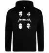 Мужская толстовка (худи) METALLICA FACES Черный фото