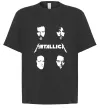 Футболка Оверсайз METALLICA FACES Чорний фото