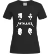Женская футболка METALLICA FACES Черный фото