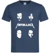 Мужская футболка METALLICA FACES Темно-синий фото
