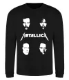 Світшот METALLICA FACES Чорний фото