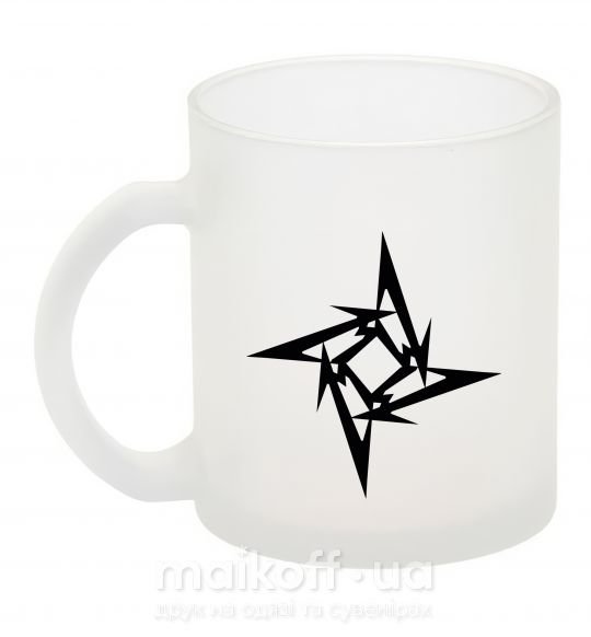 Чашка стеклянная METALLICA STAR Фроузен фото