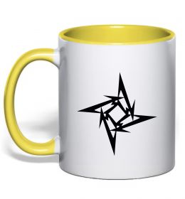 Чашка з кольоровою ручкою METALLICA STAR Чашка з кольоровою ручкою METALLICA STAR