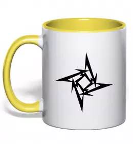 Чашка с цветной ручкой