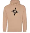 Мужская толстовка (худи) METALLICA STAR Песочный фото