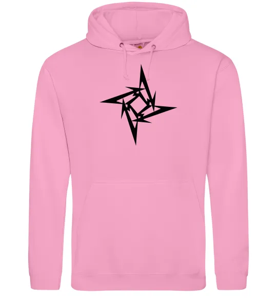 Жіноча толстовка (худі) METALLICA STAR Рожевий фото