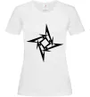 Женская футболка METALLICA STAR Белый фото