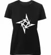 Жіноча преміум футболка METALLICA STAR Чорний фото