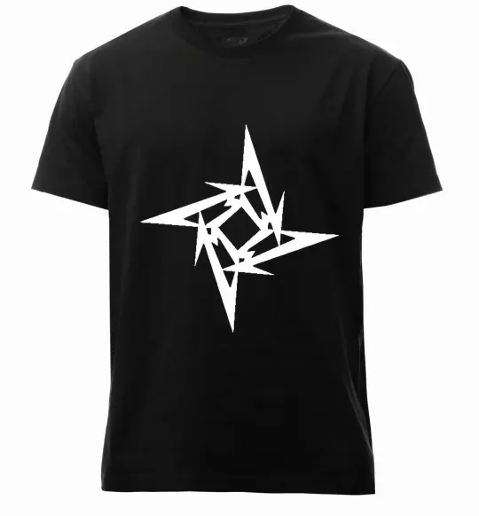 Чоловіча преміум футболка METALLICA STAR Чорний фото