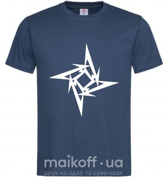 Мужская футболка METALLICA STAR Темно-синий фото
