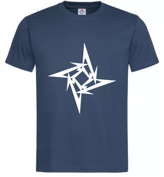 Чоловіча футболка METALLICA STAR Темно-синій фото