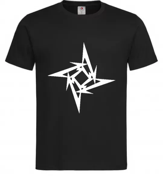 Чоловіча футболка METALLICA STAR Чорний фото