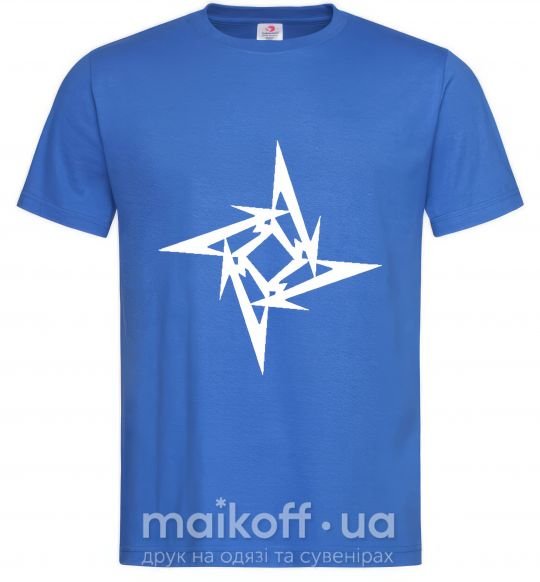 Чоловіча футболка METALLICA STAR Яскраво-синій фото