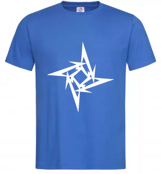 Чоловіча футболка METALLICA STAR Яскраво-синій фото