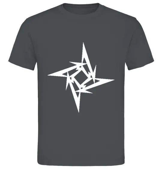 Чоловіча футболка METALLICA STAR Графіт фото