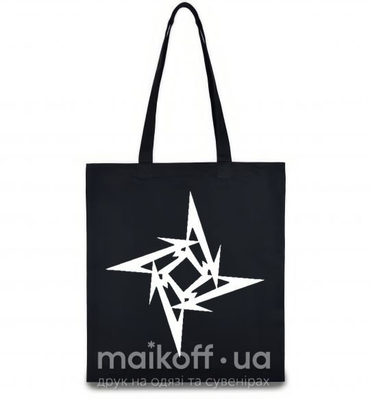 Еко-сумка METALLICA STAR Чорний фото