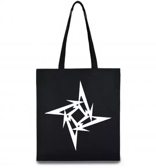 Еко-сумка METALLICA STAR Чорний фото