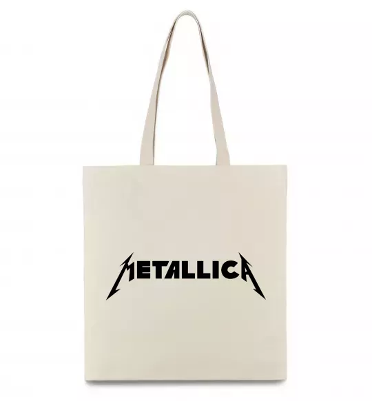 Эко-сумка METALLICA Бежевый фото