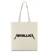Эко-сумка METALLICA Бежевый фото