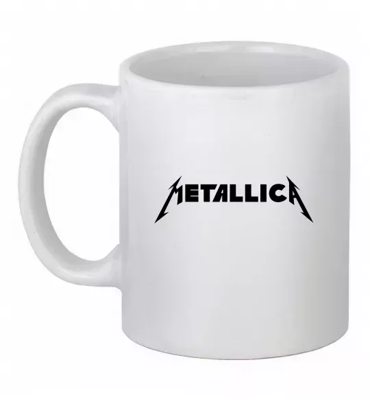 Чашка керамічна METALLICA Білий фото