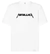 Футболка Оверсайз METALLICA Белый фото