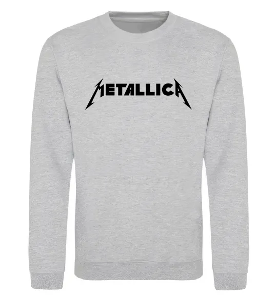 Світшот METALLICA Сірий меланж фото