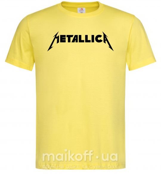 Чоловіча футболка METALLICA Лимонний фото