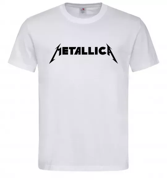 Мужская футболка METALLICA Белый фото