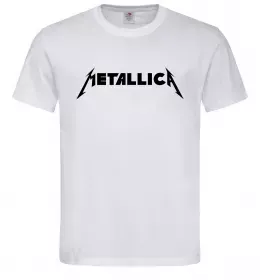 Мужская футболка METALLICA Белый фото