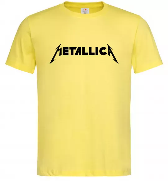 Мужская футболка METALLICA Лимонный фото