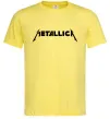 Мужская футболка METALLICA Лимонный фото