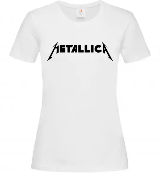 Жіноча футболка METALLICA Білий фото