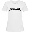 Жіноча футболка METALLICA Білий фото