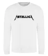 Світшот METALLICA Білий фото