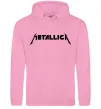 Мужская толстовка (худи) METALLICA Розовый фото