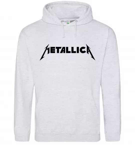 Чоловіча толстовка (худі) METALLICA Сірий меланж фото