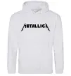 Чоловіча толстовка (худі) METALLICA Сірий меланж фото