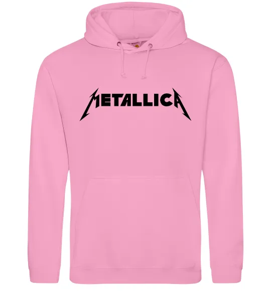 Жіноча толстовка (худі) METALLICA Рожевий фото