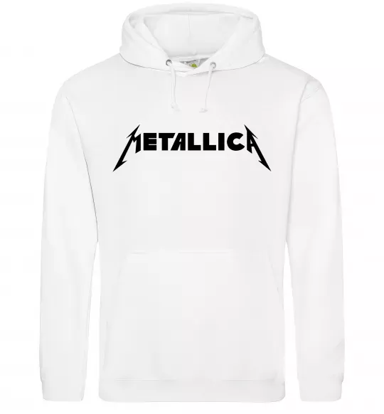 Жіноча толстовка (худі) METALLICA Білий фото