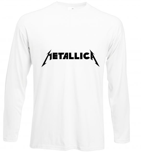 Лонгслів METALLICA Білий фото