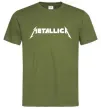 Мужская футболка METALLICA Оливковый фото