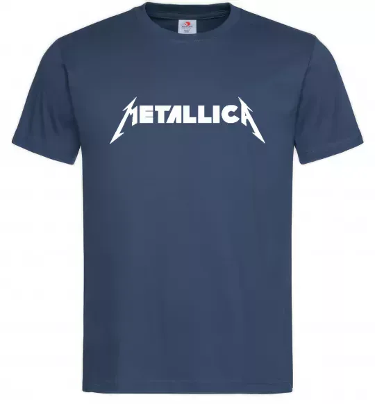 Мужская футболка METALLICA Темно-синий фото