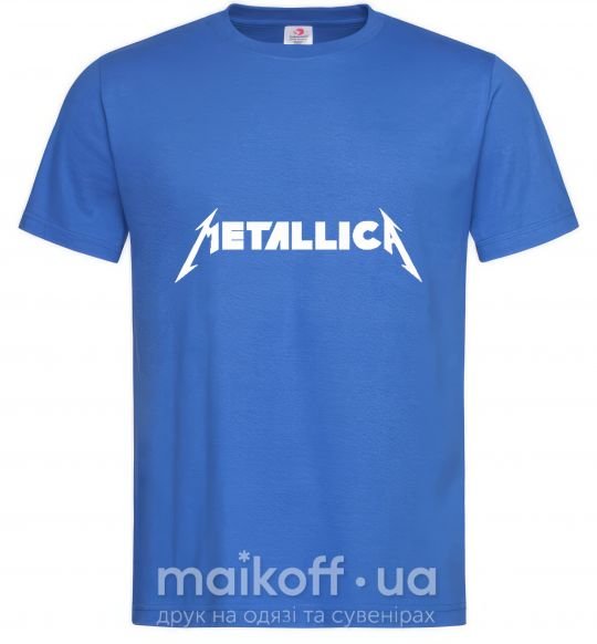 Чоловіча футболка METALLICA Яскраво-синій фото
