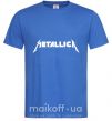 Чоловіча футболка METALLICA Яскраво-синій фото