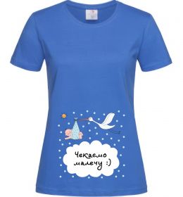 Жіноча футболка Чекаємо малечу