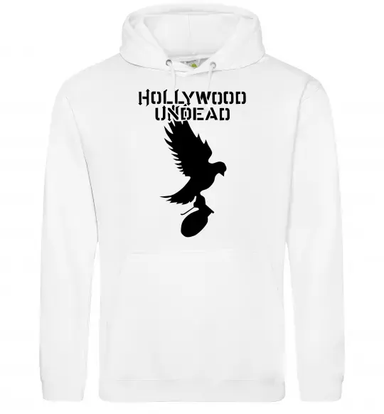 Жіноча толстовка (худі) HOLLYWOOD UNDEAD Білий фото