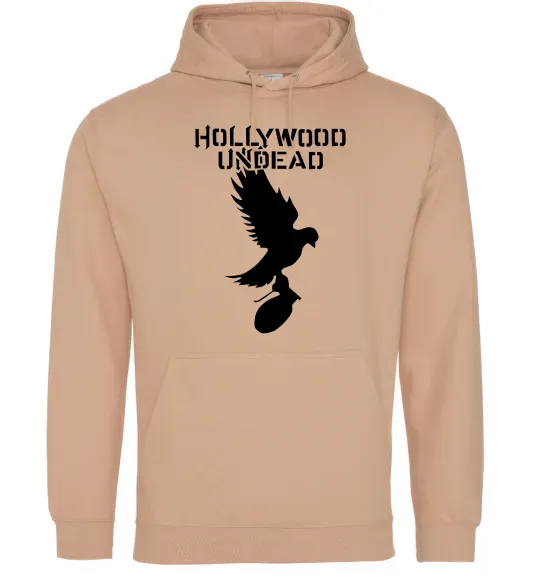 Жіноча толстовка (худі) HOLLYWOOD UNDEAD Пісочний фото