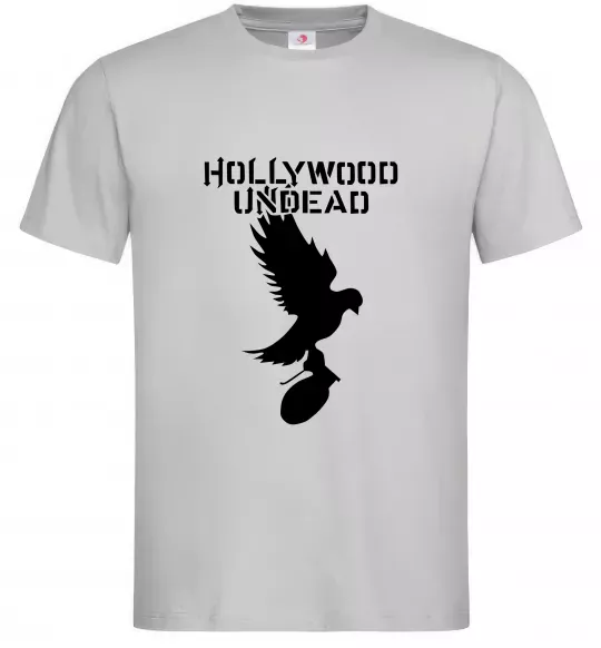 Чоловіча футболка HOLLYWOOD UNDEAD Сірий фото
